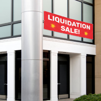 Huge Liquidation Sale Banner