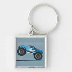 Huge Monster Truck Speedway-lover Design Key Ring
