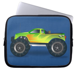 Huge Monster Truck Speedway-lover Design Laptop Sleeve