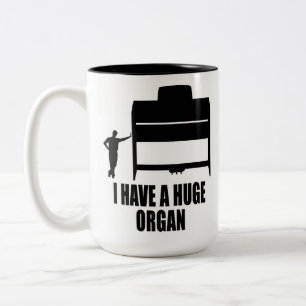 Huge Organ Two-Tone Coffee Mug