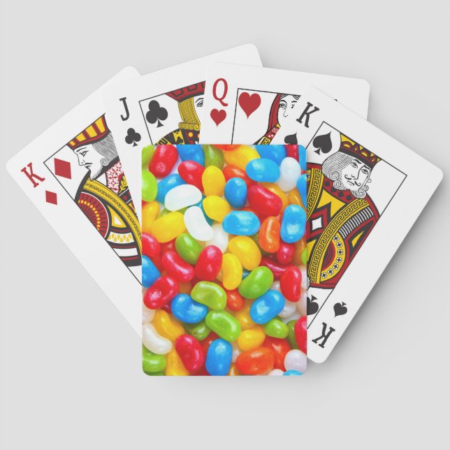 Huge Pile of Candy Jelly Beans Playing Cards (Back)