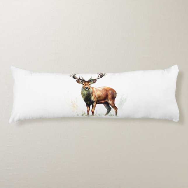 Huge Racked Deer  Body Cushion (Front)