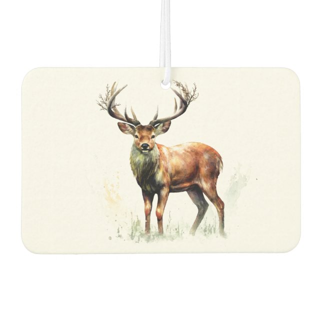 Huge Racked Deer  Car Air Freshener (Front)