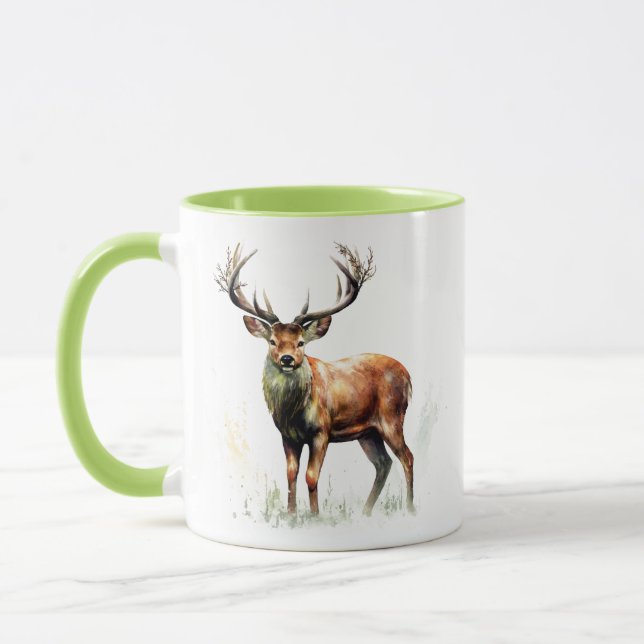 Huge Racked Deer  Mug (Left)