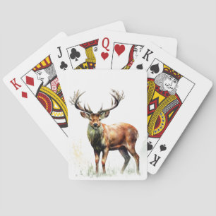 Huge Racked Deer Playing Cards