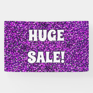 Huge sale glitter banner
