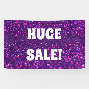 Huge sale glitter banner