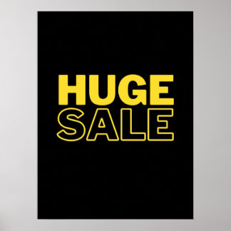 HUGE SALE POSTER