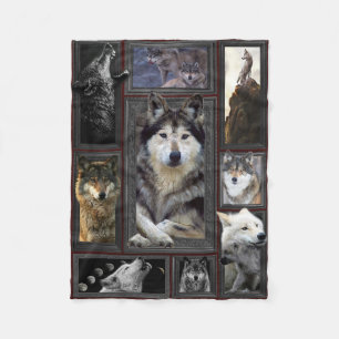 Huge Wolf 3D Blanket