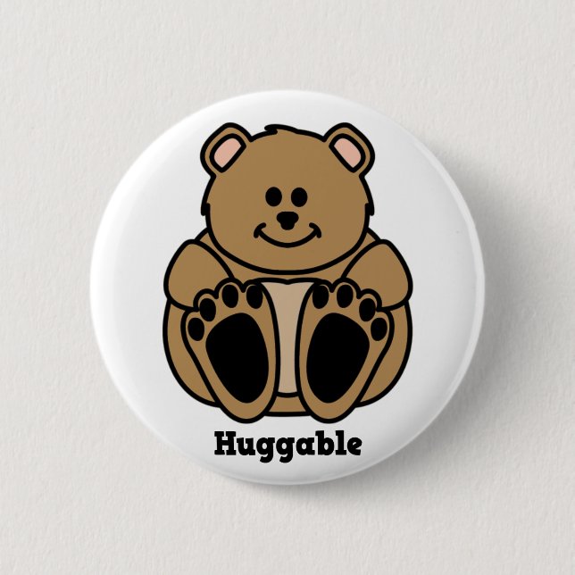 Huggable Bear button (Front)