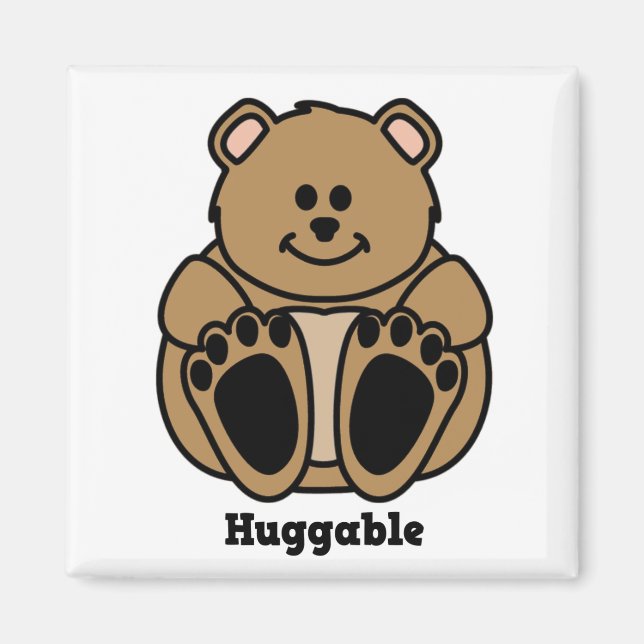 Huggable Bear magnet (Front)