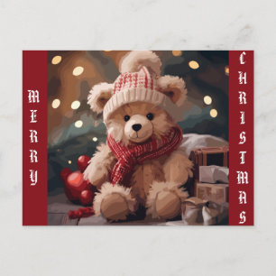 Huggable Holiday Postcard