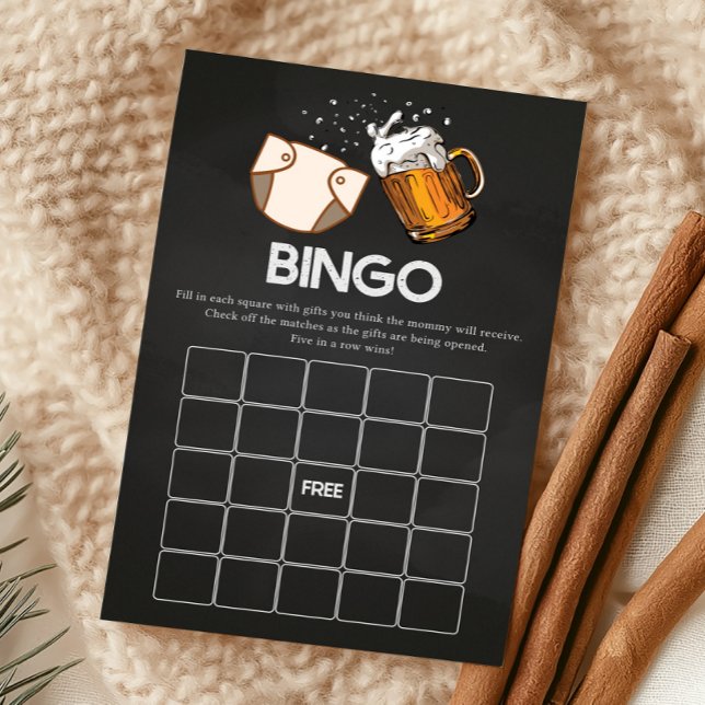 Huggies and Chuggies Baby Shower Bingo Game (Huggies and Chuggies Baby Shower Game)