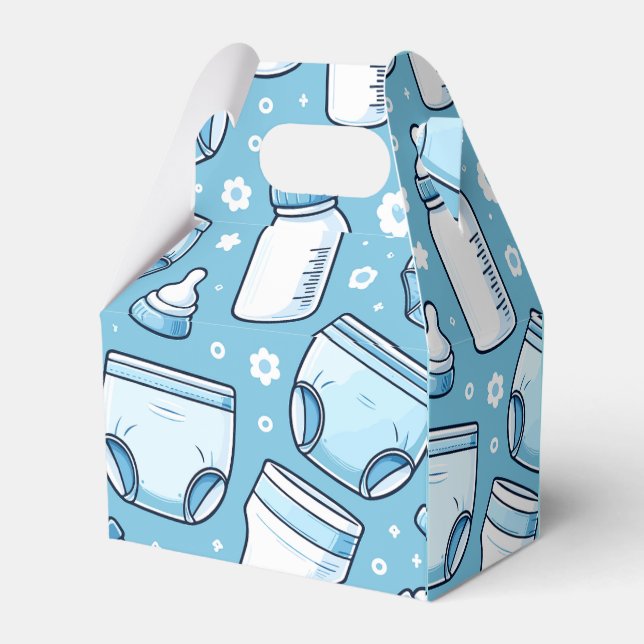 huggies and chuggies favour box (Back Side)