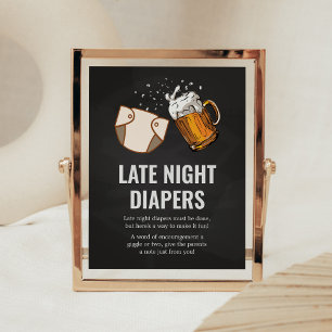 Huggies and Chuggies Late Night Diapers Poster