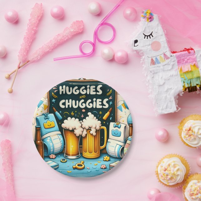 huggies and chuggies paper plate (Party)
