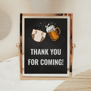 Huggies and Chuggies Thank you for Coming Poster