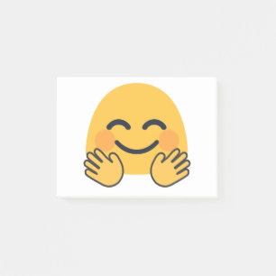 Hugging Emoji Post-it Notes