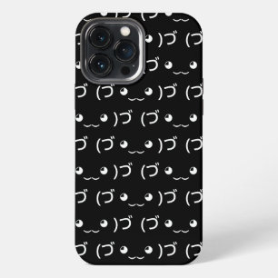 Hugging Emoticon (づ ◕‿‿◕ )づ Japanese Kaomoji Case- iPhone 13 Pro Max Case