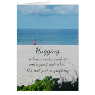 Hugging Greeting Card