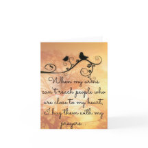 Hugging You With My Prayers Notecard