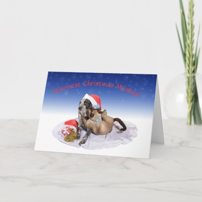 Huggy Christmas Card (Front)