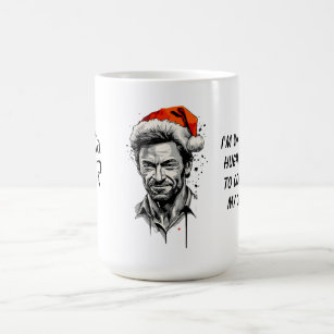 Hugh Jackman Santa Coffee Mug