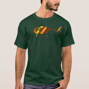 Hughes 500D Helicopter T-Shirt