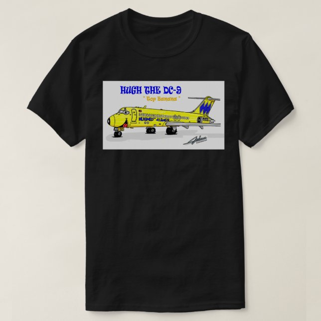 Hughes Airwest DC9 T-Shirt (Design Front)