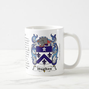 Hughes Family Coat of Arms Mug