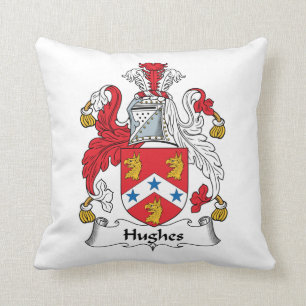 Hughes Family Crest Cushion