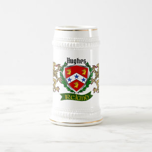 Hughes Irish Shield Beer Stein