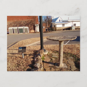Hughes Memorial Bird Bath: Arkansas Postcard