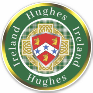Hughes Shield & Celtic Cross Personalized