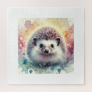 Hughs Hedgehog 280624AREF115 - Watercolor Jigsaw Puzzle