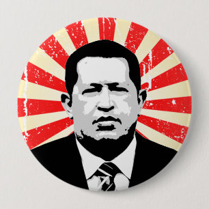 Hugo Chavez 10 Cm Round Badge