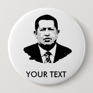 Hugo Chavez 10 Cm Round Badge