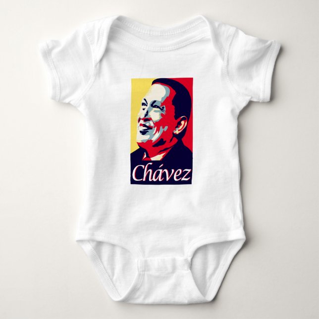 Hugo Chávez Baby Bodysuit (Front)