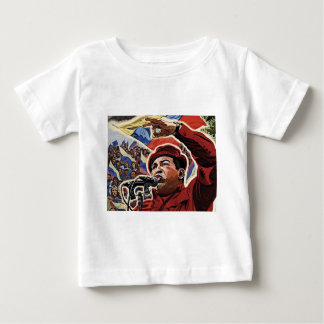 Hugo Chavez - Cartoon Revolution style Baby T-Shirt