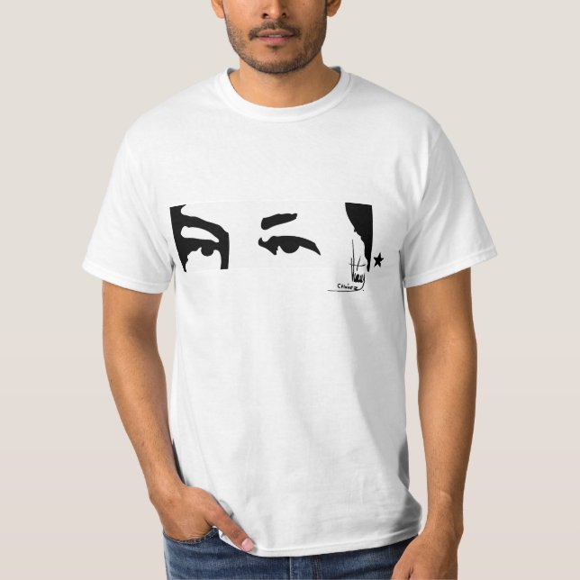 Hugo Chávez: Eyes and signature T-Shirt (Front)