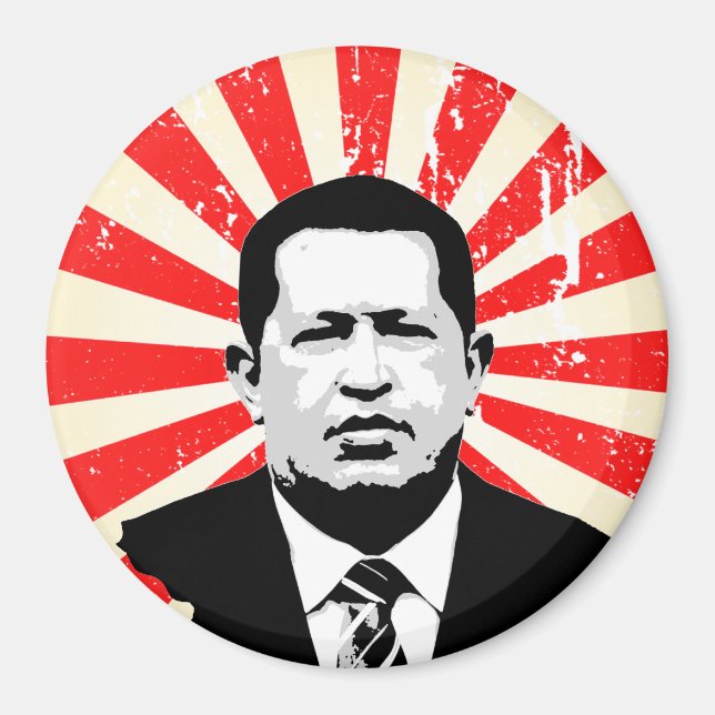 Hugo Chavez Magnet (Front)