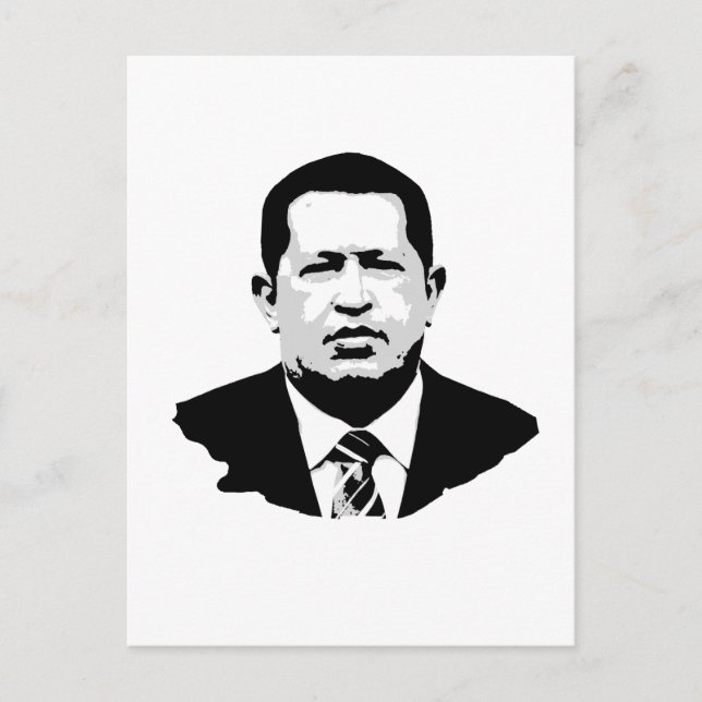 Hugo Chavez Postcard (Front)