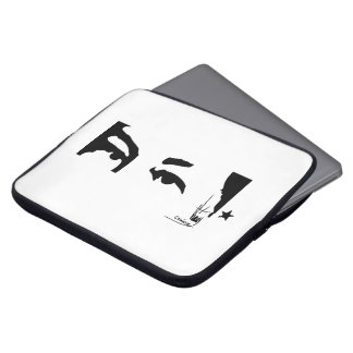 Hugo Chavez's Eyes & Signature Laptop Sleeve