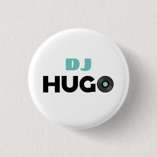 Hugo DJ 3 Cm Round Badge