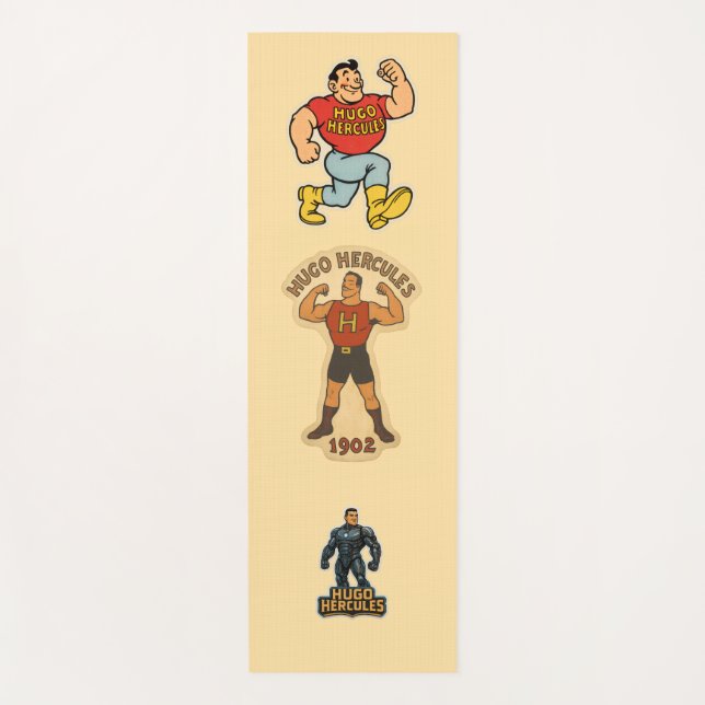 Hugo Hurcules  Yoga Mat (Front)