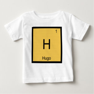 Hugo  Name Chemistry Element Periodic Table Baby T-Shirt