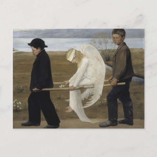 Hugo Simberg Art Postcard (Front)