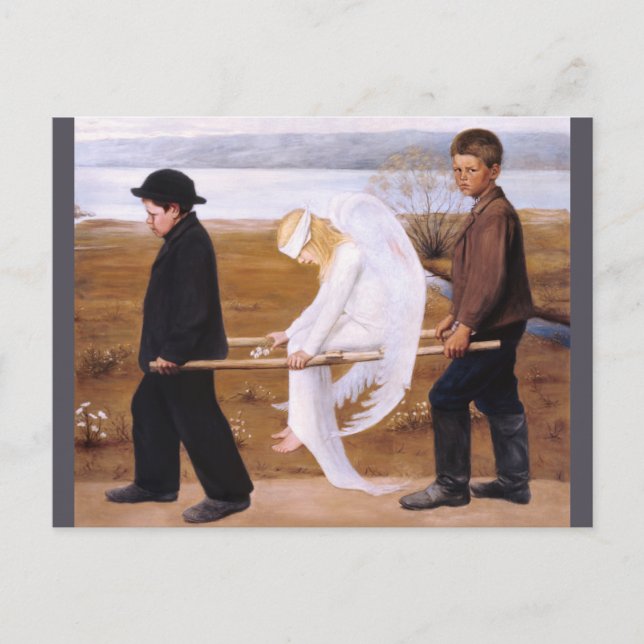 Hugo Simberg The wounded angel CC1257 Update Postcard (Front)