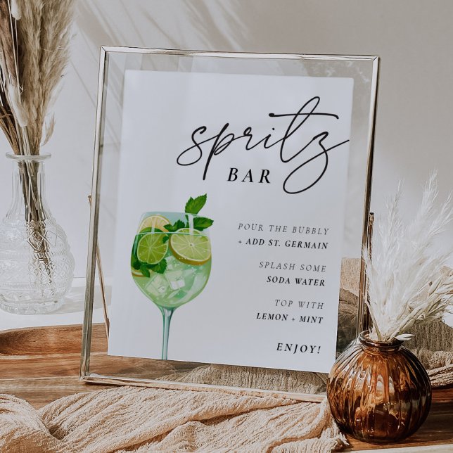 Hugo Spritz Bar Sign Couples Shower (Creator Uploaded)