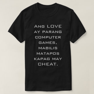 Hugot Lines Black Shirt